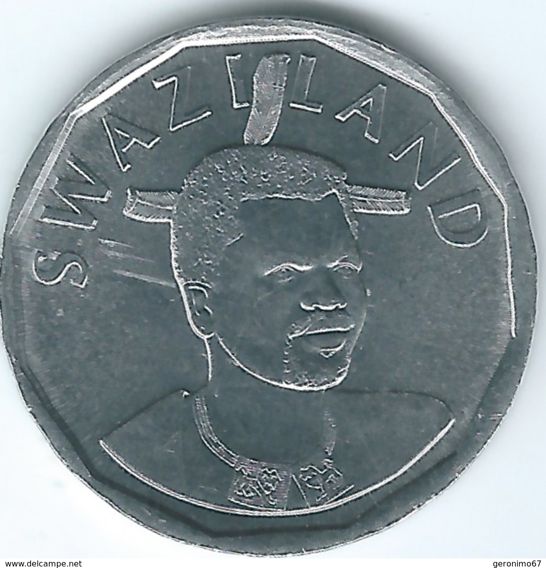 Swaziland - 50 Cents - 2015 - Magnetic - Swaziland