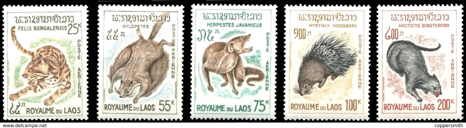 (063) Laos / Animals / Animaux / Tiere / Dieren / Fauna  ** / Mnh  Michel 166-170 - Laos