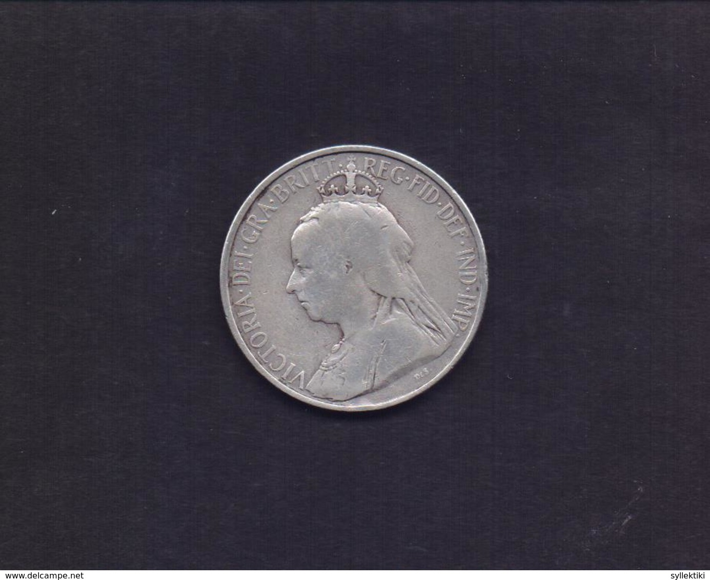 CYPRUS 1901 VICTORIA 18 PIASTRES SILVER COIN F - Zypern