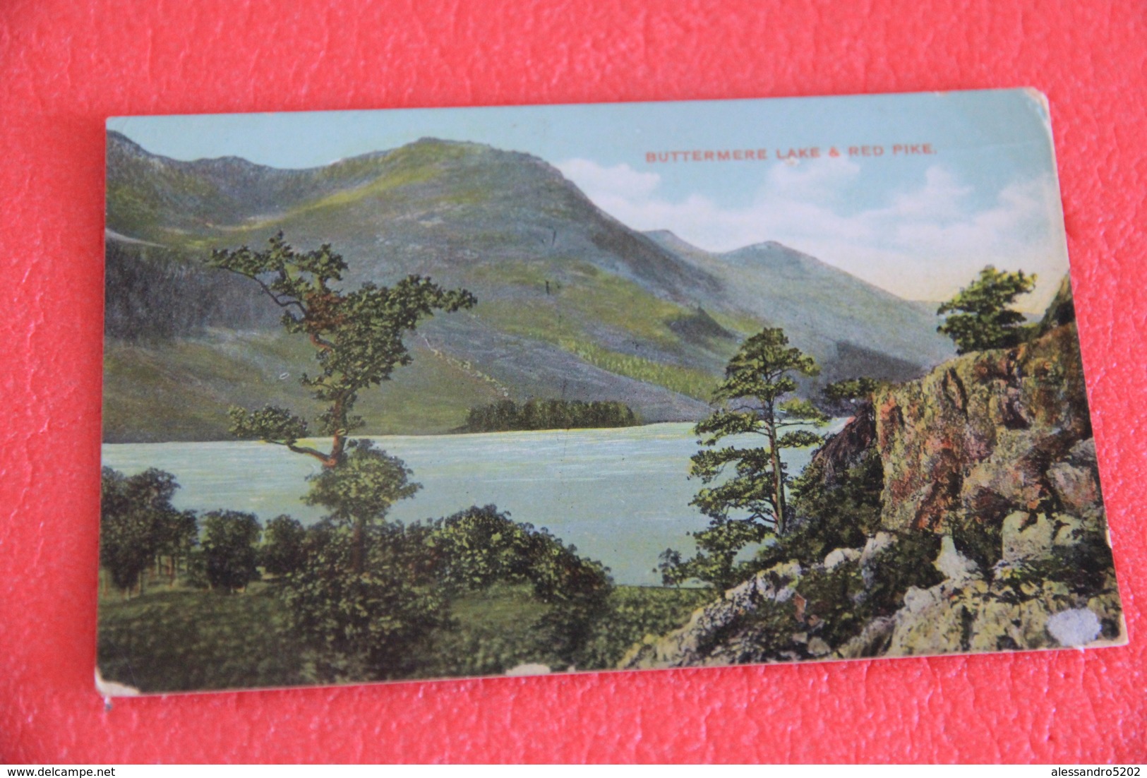 Cumbria Buttermere Lake & Red Pike + Written NV - Buttermere