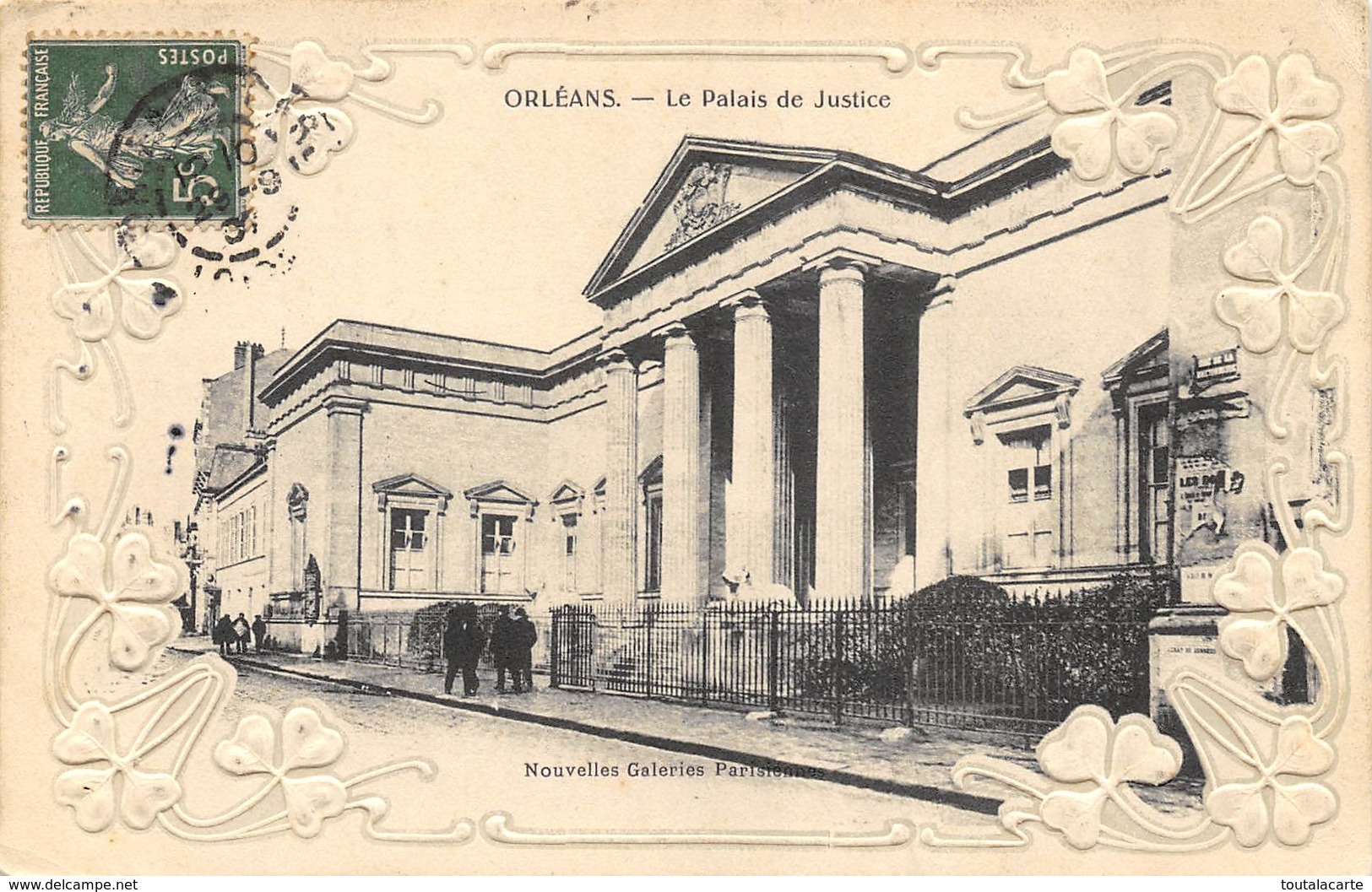 CPA 45 ORLEANS LE PALAIS DE JUSTICE 1907 - Orleans