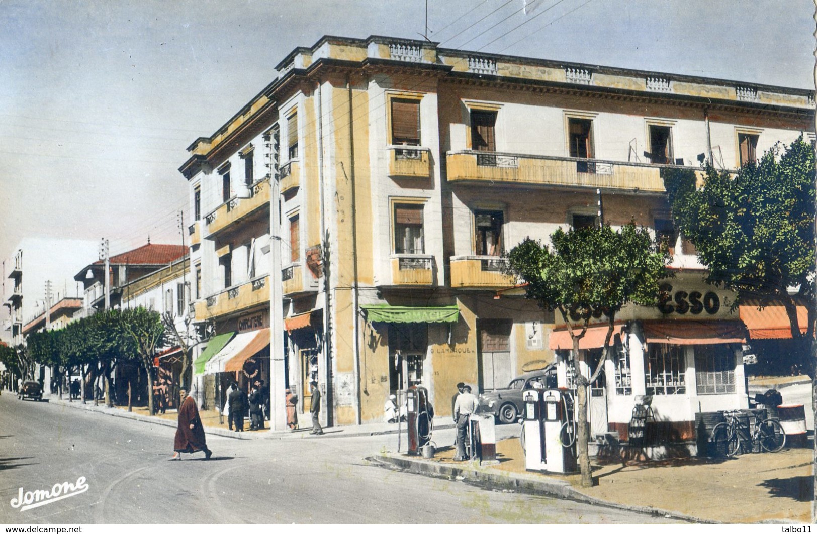 Algérie - Tizi Ouzou - Rue Ferdinand Aillaud - Station Service Esso - Tizi Ouzou