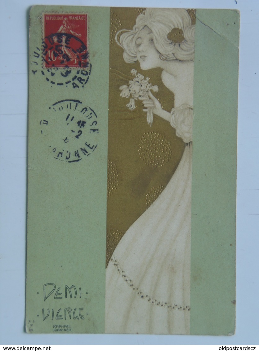 Raphael Kirchner 145 D-3 Demi Vierge Semi-virgin 1901 - Kirchner, Raphael