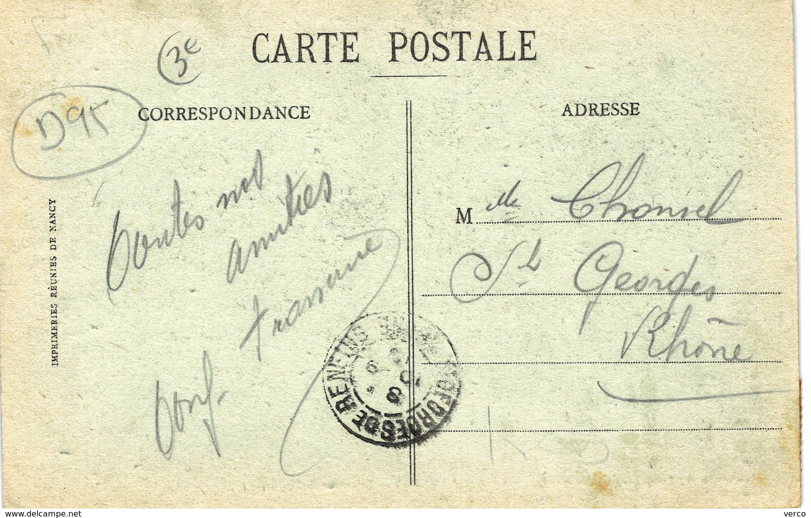 Carte Postale ANCIENNE De ENNERY - Ennery