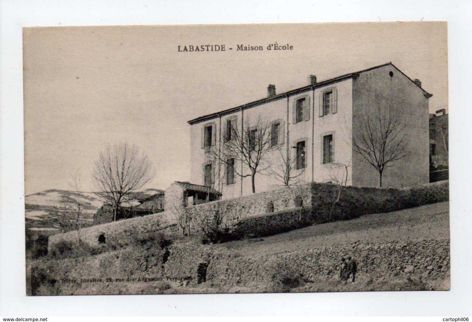 - CPA LABASTIDE (66) - Maison D'École - Edition Brun - - Autres & Non Classés