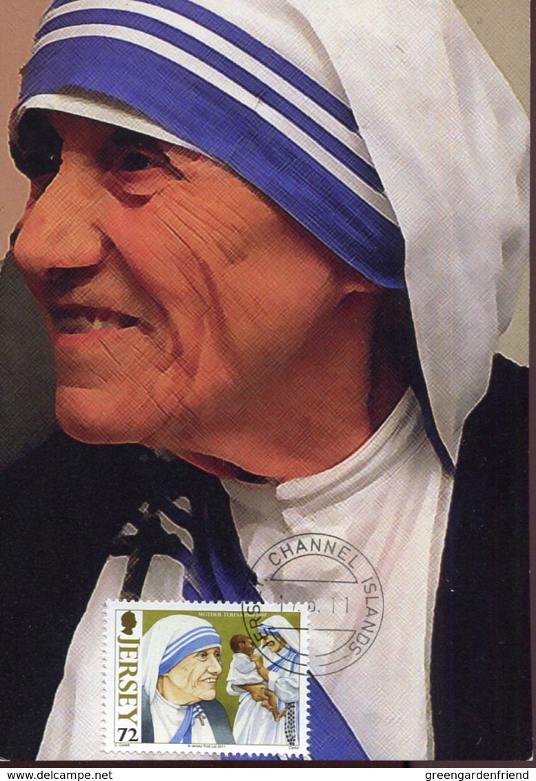 54253 Jersey, Maximum 2011, Madre Teresa Di Calcutta, Mother Teresa  Of Calcutta, Nobel Prize, Prix Nobel - Prix Nobel