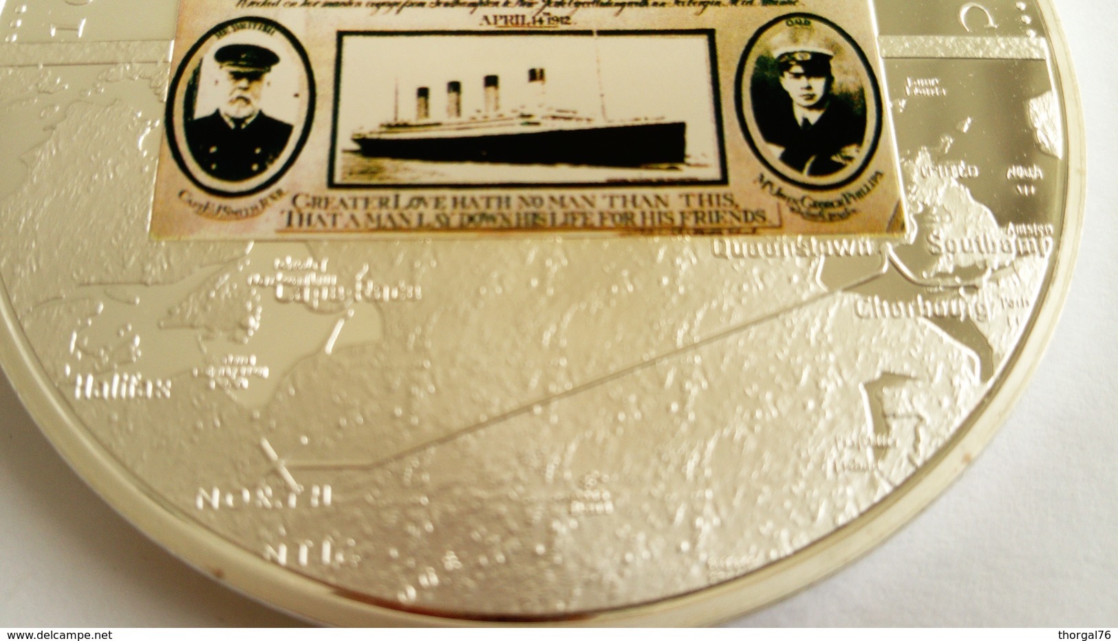 TITANIC 1912- 2012 MEDAILLE COMMEMORATIVE DU NAUFRAGE DU PAQUEBOT TITANIC - Décoration Maritime