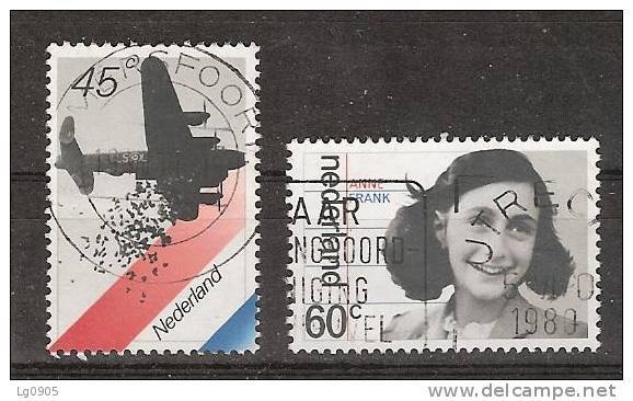 Netherlands Nederland Pays Bas Niederlande 1198-1199 Used; 2e Wereldoorlog, World War, Guerre Mondiale, Guerra Mundial - WO2