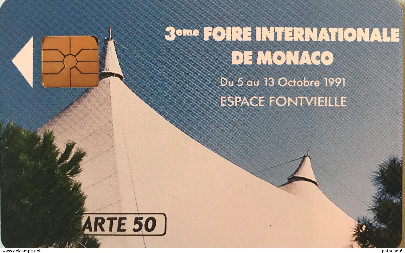 MONACO  -  Phonecard  -  MF 18  -  FICOMIAS  -  50 Unités - Monaco