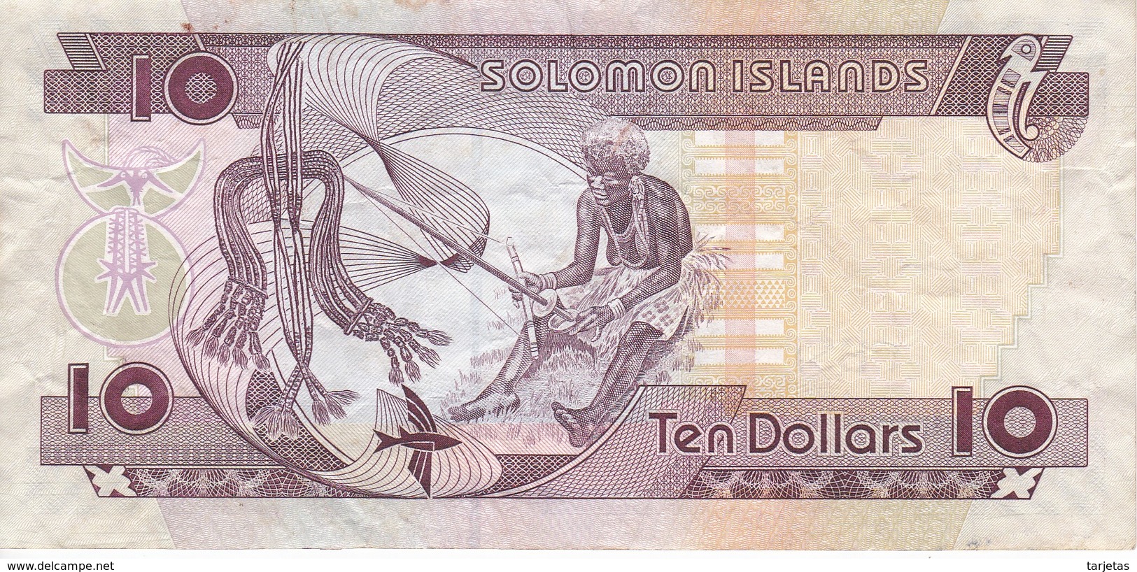 BILLETE DE SALOMON ISLANDS DE 10 DOLLARS DEL AÑO 2005 (BANKNOTE) - Solomon Islands