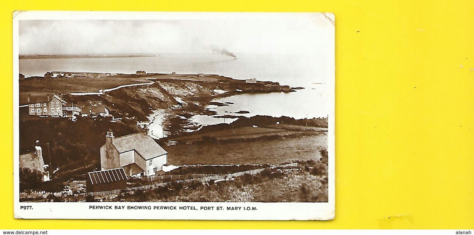 Ile De Man Perwick Bay Showing Perwick Hotel, Port St Mary UK - Isle Of Man