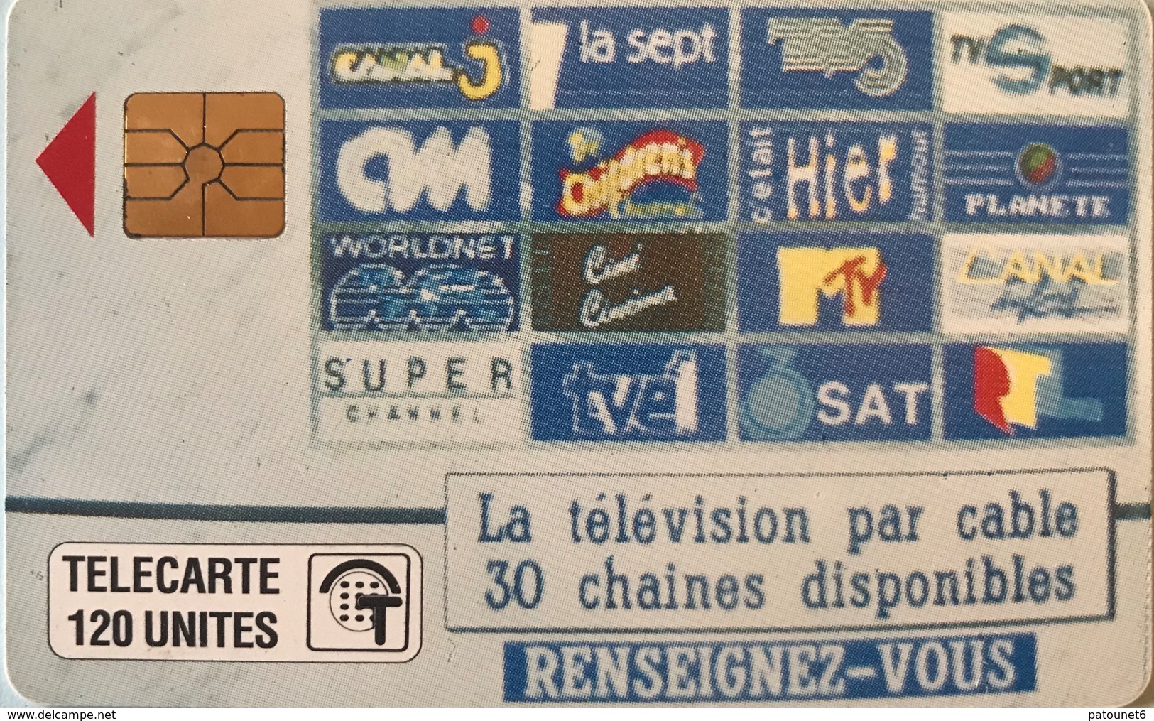 MONACO  -  Phonecard  -  MF 13  -  Télé Câblée  - 120 Unités - Monaco