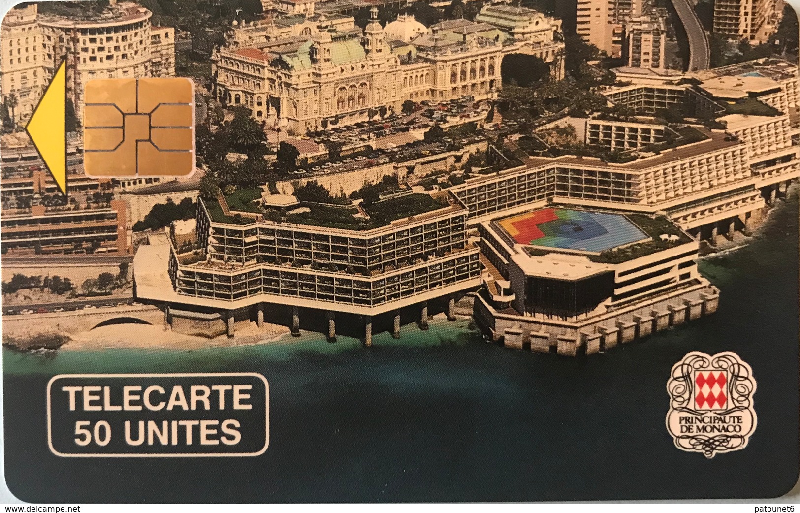 MONACO  -  Phonecard  -  MF 10  -  Palais Des Congrés  -  50 - Monaco