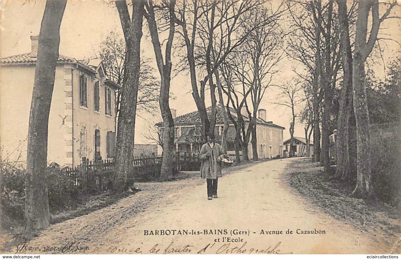 Barbotan          32               Avenue De Cazaubon Et L'Ecole       (Voir Scan) - Barbotan