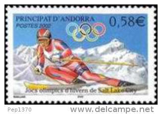 ANDORRA FRANCESA 2002 - JUEGOS OLIMPICOS DE SALT LAKE CITY - YVERT Nº  566 - Winter 2002: Salt Lake City
