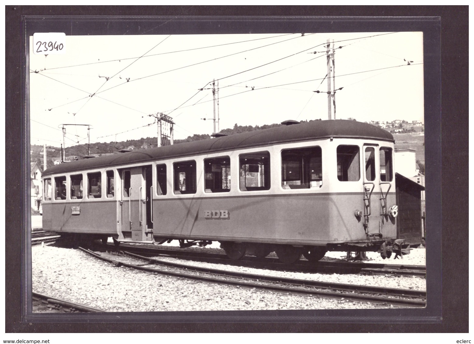 GRÖSSE 10x15cm - BREMGARTEN DIETIKON BAHN (BDB)  - CARTE BVA REPRO ANNEES 70 - TRAIN - BAHN - TB - Bremgarten