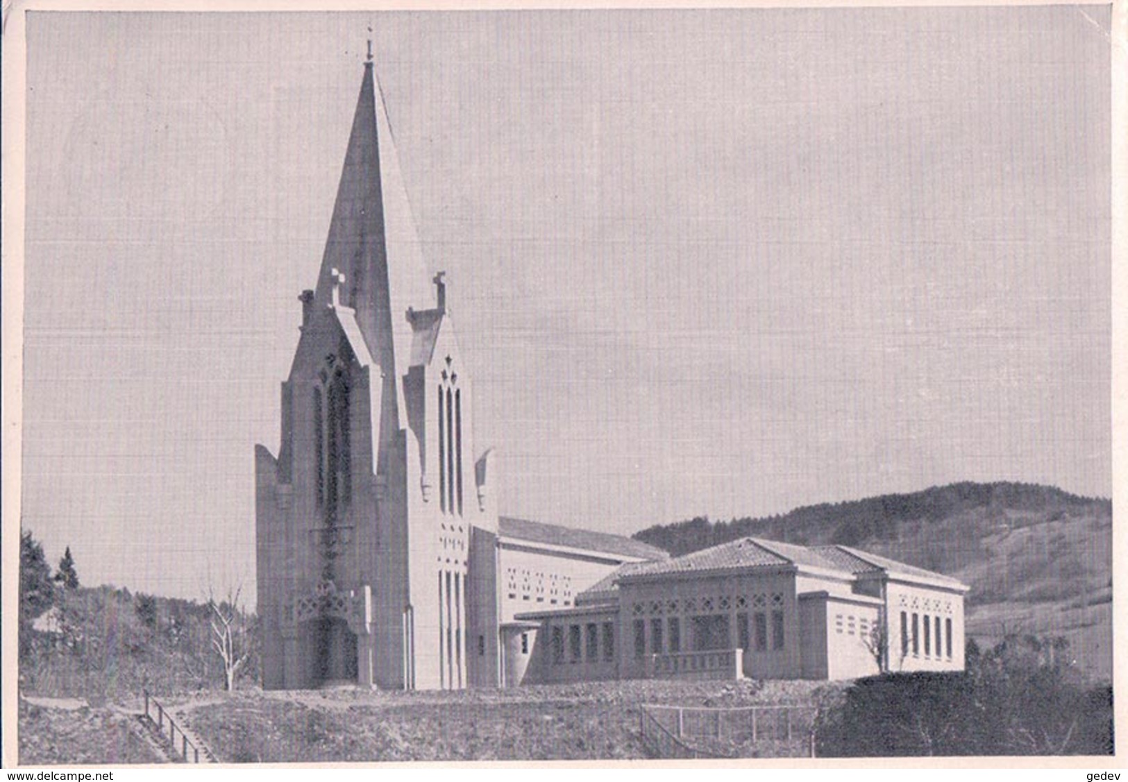 Pully VD, Eglise De Pully - Rosiaz Inaugurée Le 26.4.53, Architecte Paul Lavenex (26453) 10x15 - Pully