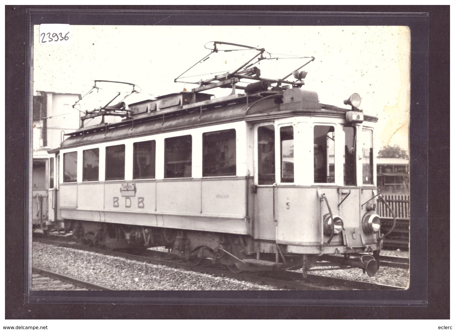 GRÖSSE 10x15cm - BREMGARTEN DIETIKON BAHN (BDB)  - CARTE BVA REPRO ANNEES 70 - TRAIN - BAHN - TB - Bremgarten