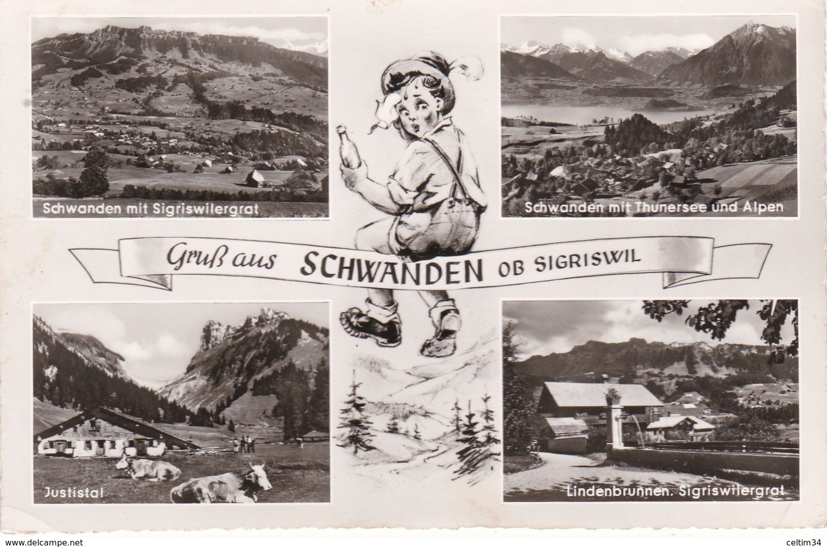 SUISSE  --  SCHWANDEN  Ob  Sigriswil - Schwanden Bei Brienz