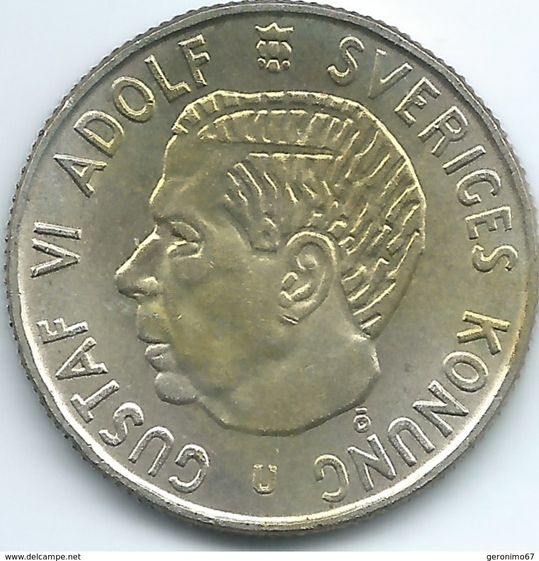 Sweden - 1965 - Gustav VI - 2 Kronor - KM827 - Schweden