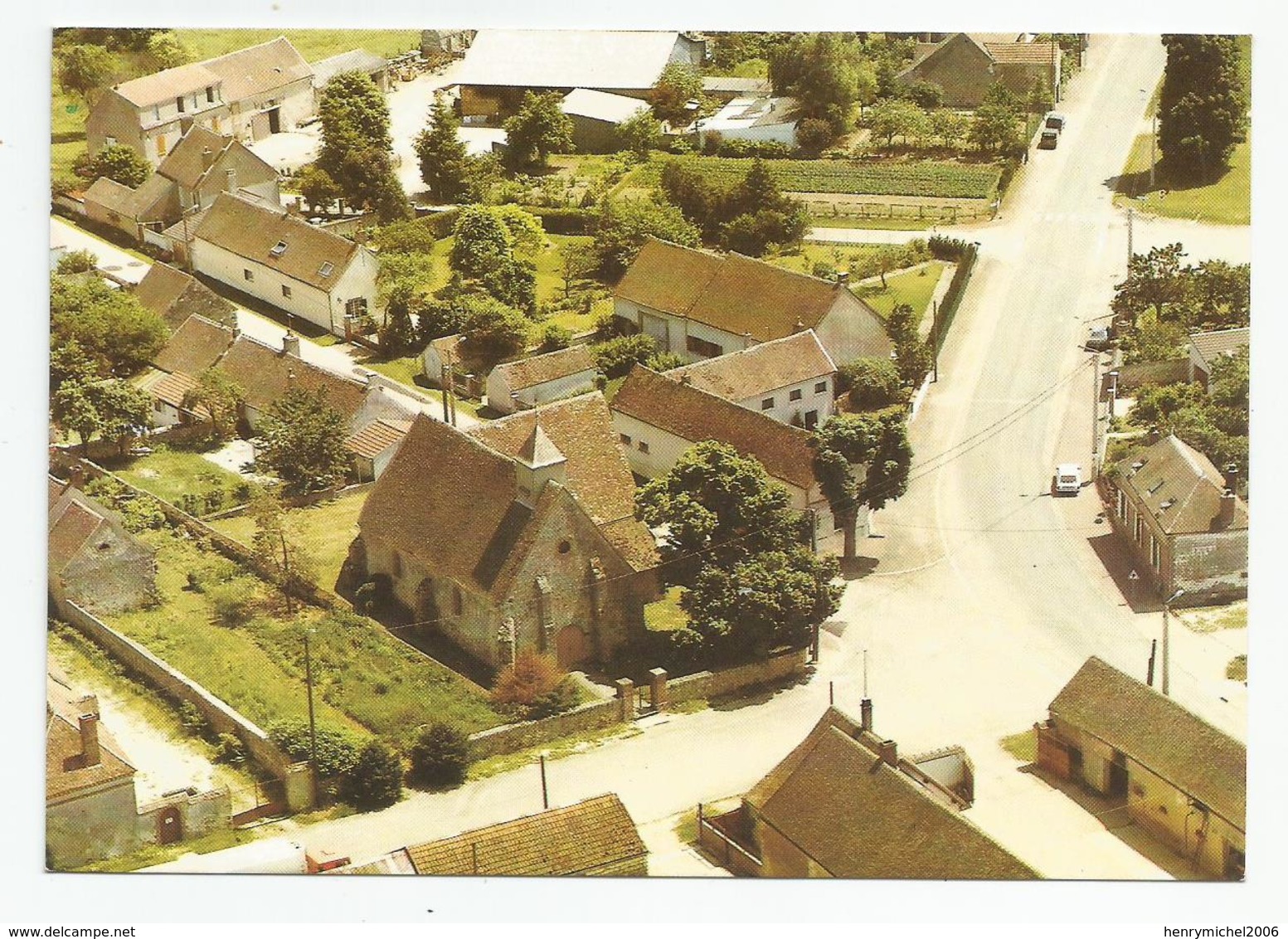 89 Yonne Thorigny Sur Oreuse église De La Postolle Ed Air Photo Chaumont - Autres & Non Classés