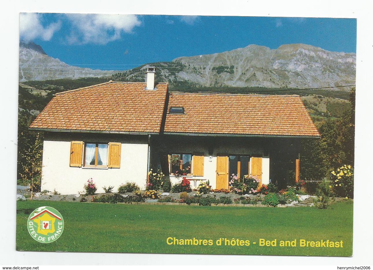 05 Hautes Alpes Chorges Chambre D'hotes Le Tilly Chemin De L'iscle Gites De France - Autres & Non Classés