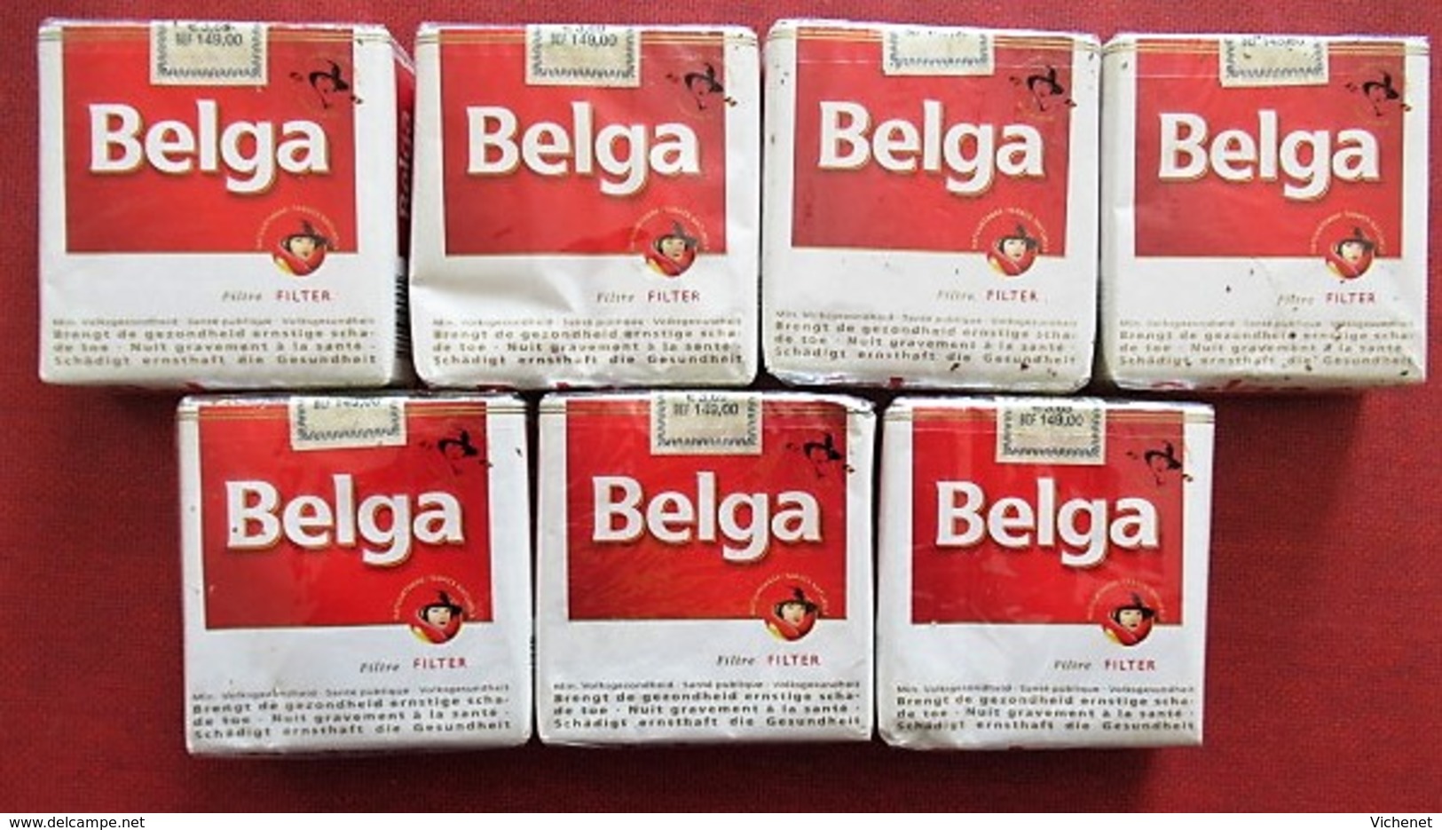 Lot De 7 Paquet De Belga Filters De Collection - 1999/2000 - Andere & Zonder Classificatie