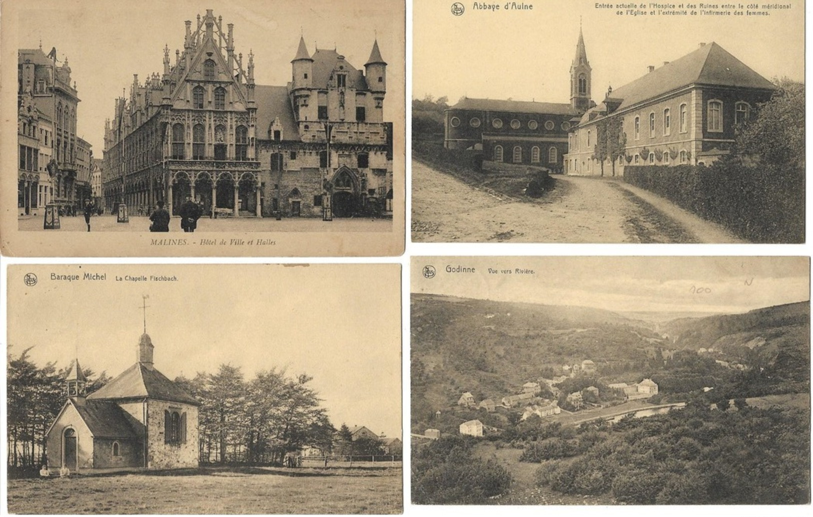 84 Cartes Postales BELGIQUE