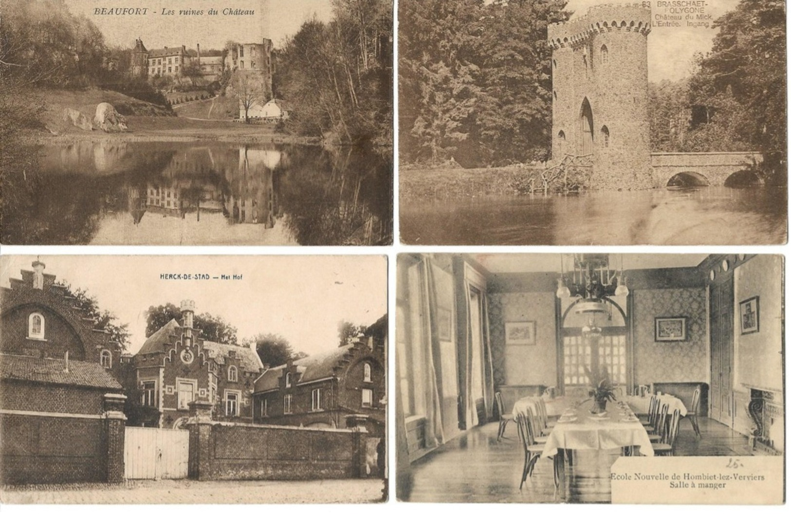 84 Cartes Postales BELGIQUE