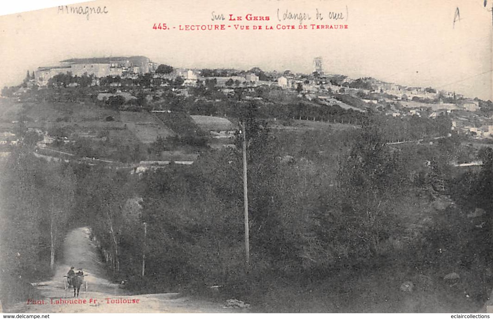 Lectoure          32             Vue De La Côte De Terraube     (voir Scan) - Lectoure