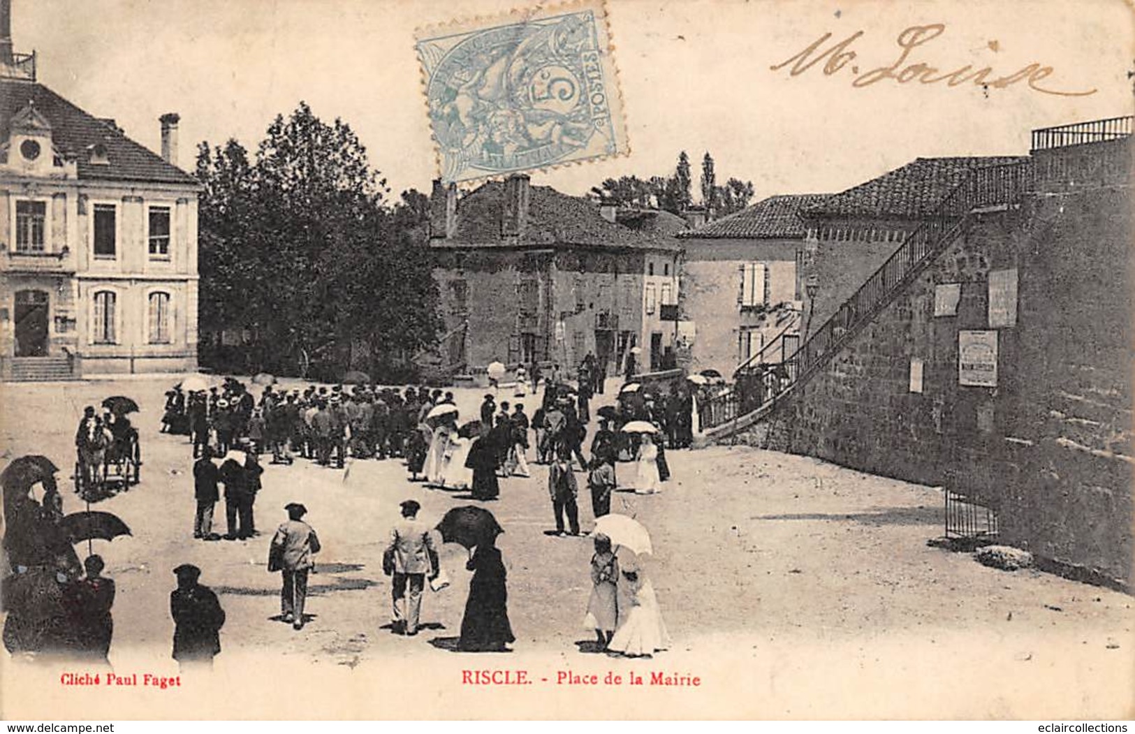 Riscle          32         Place De La Mairie. Communiantes      (voir Scan) - Riscle