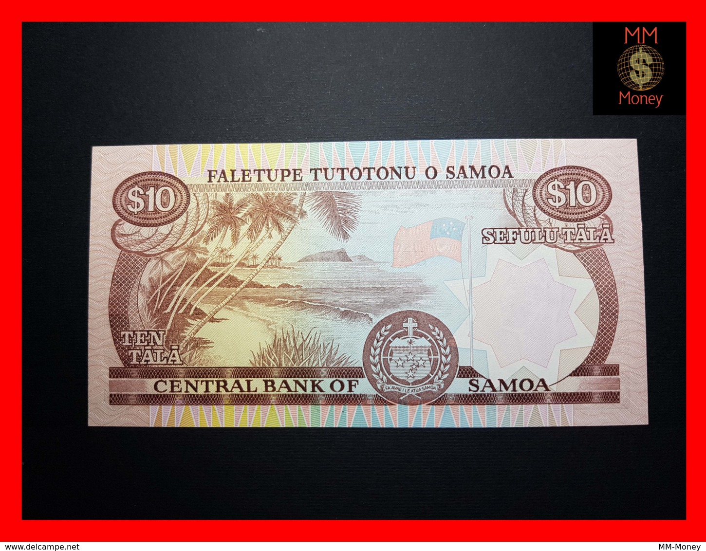 SAMOA 10 Tala 2002 P. 34 A  "only 1 Signature"    UNC - Samoa