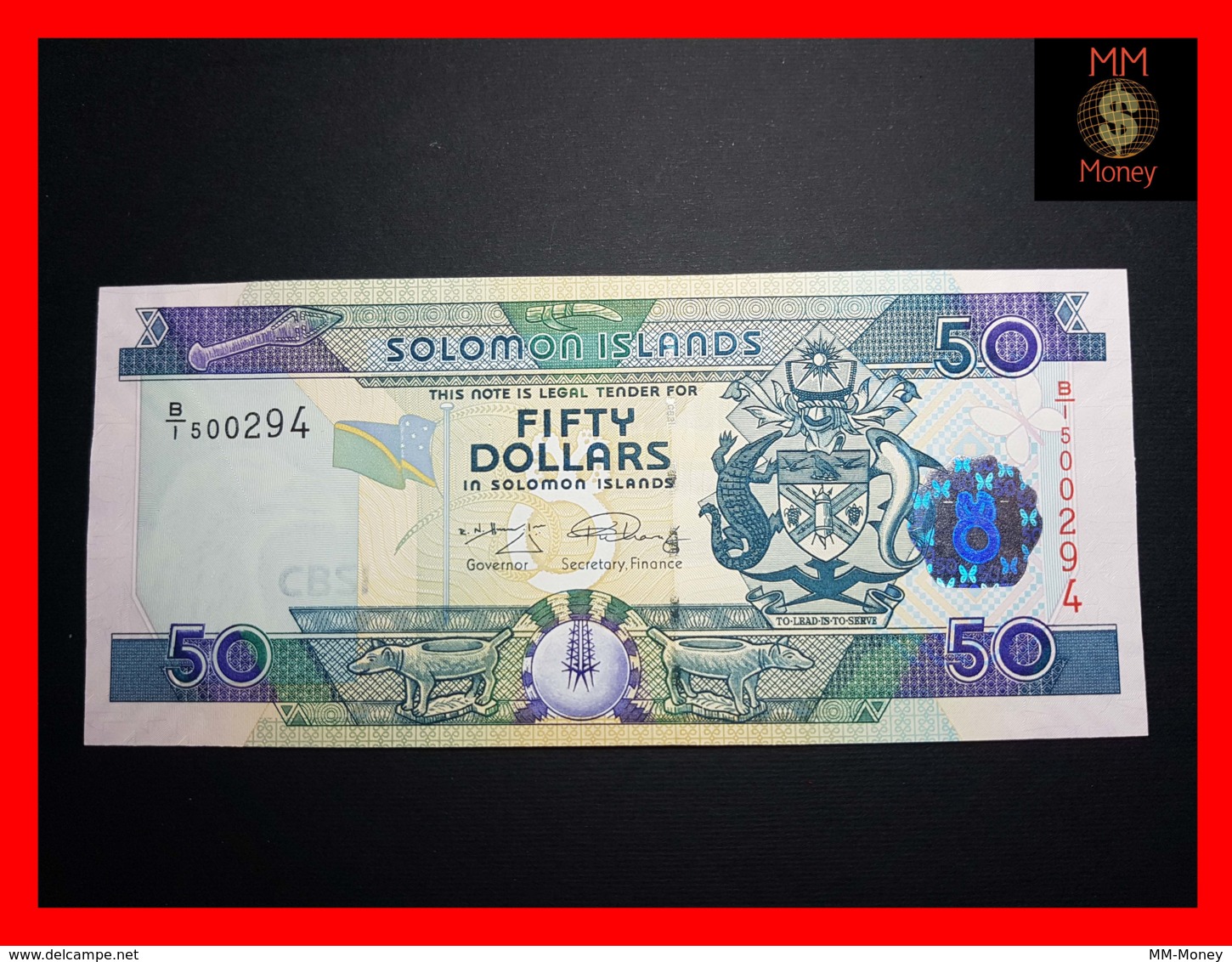 SOLOMON 50 $ 2009 P. 29  UNC - Solomon Islands