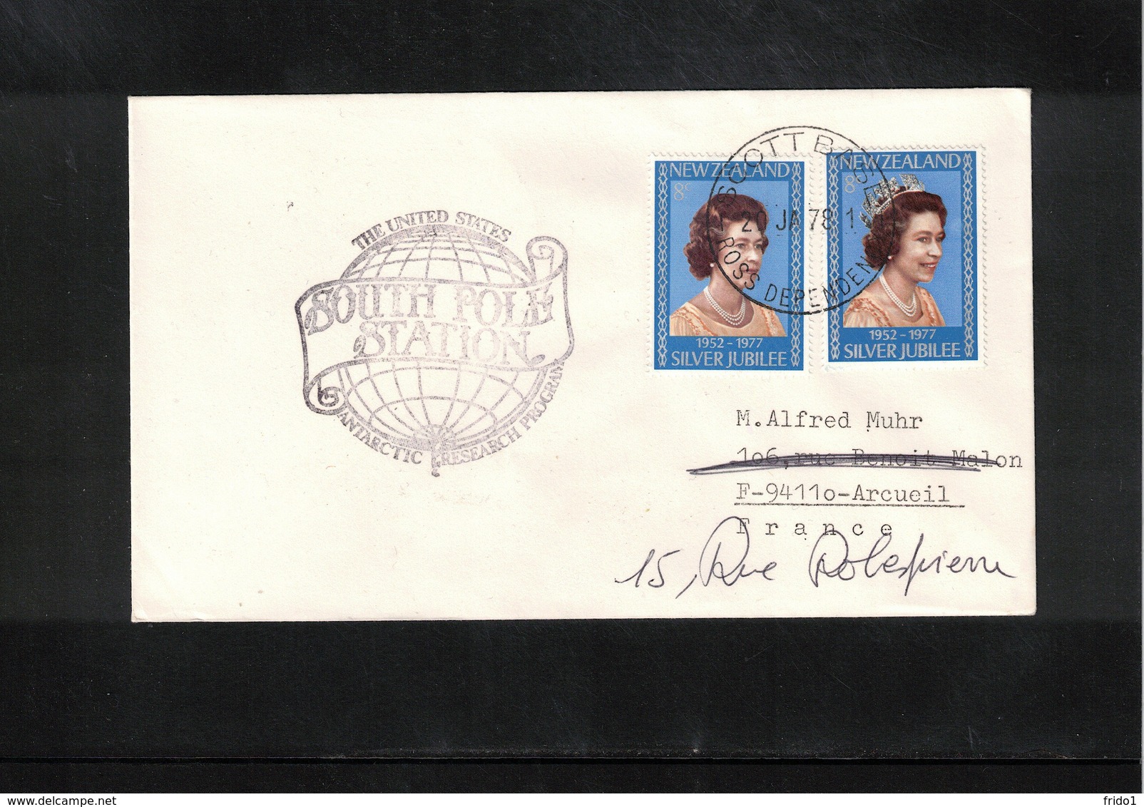 Ross Dependency 1978 Scott Base Interesting Cover - Cartas & Documentos