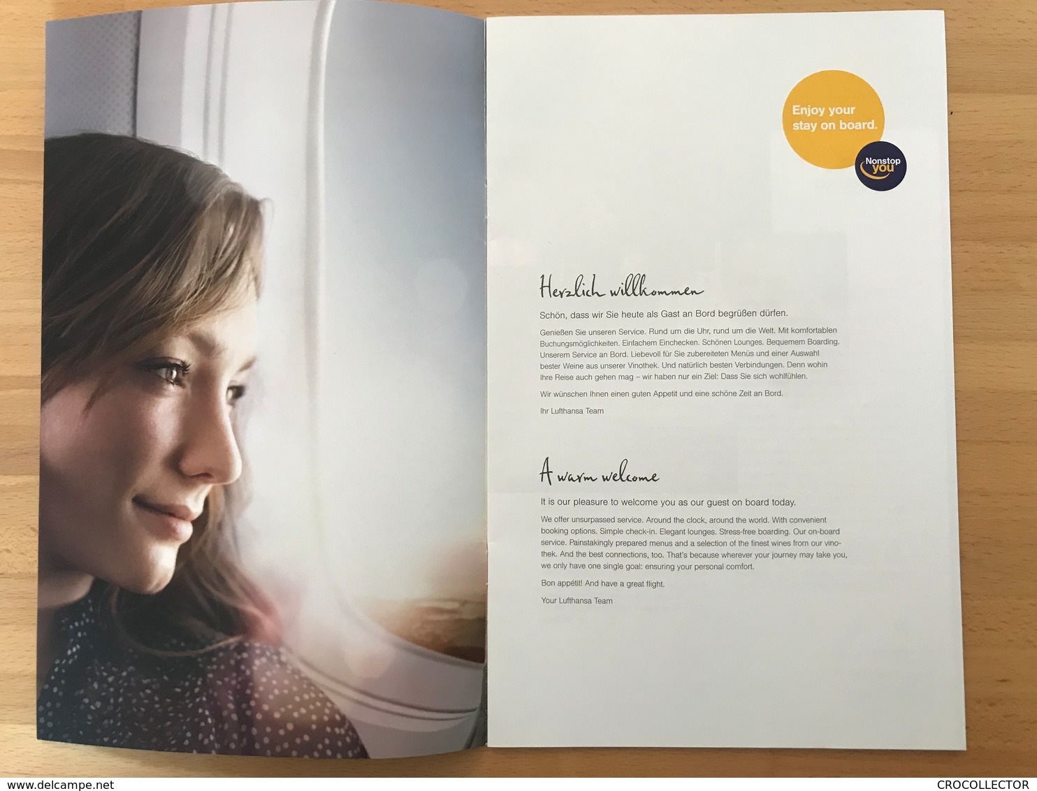 LUFTHANSA BUSINESS CLASS MENU LH 510 01/13-02/13 - Menus