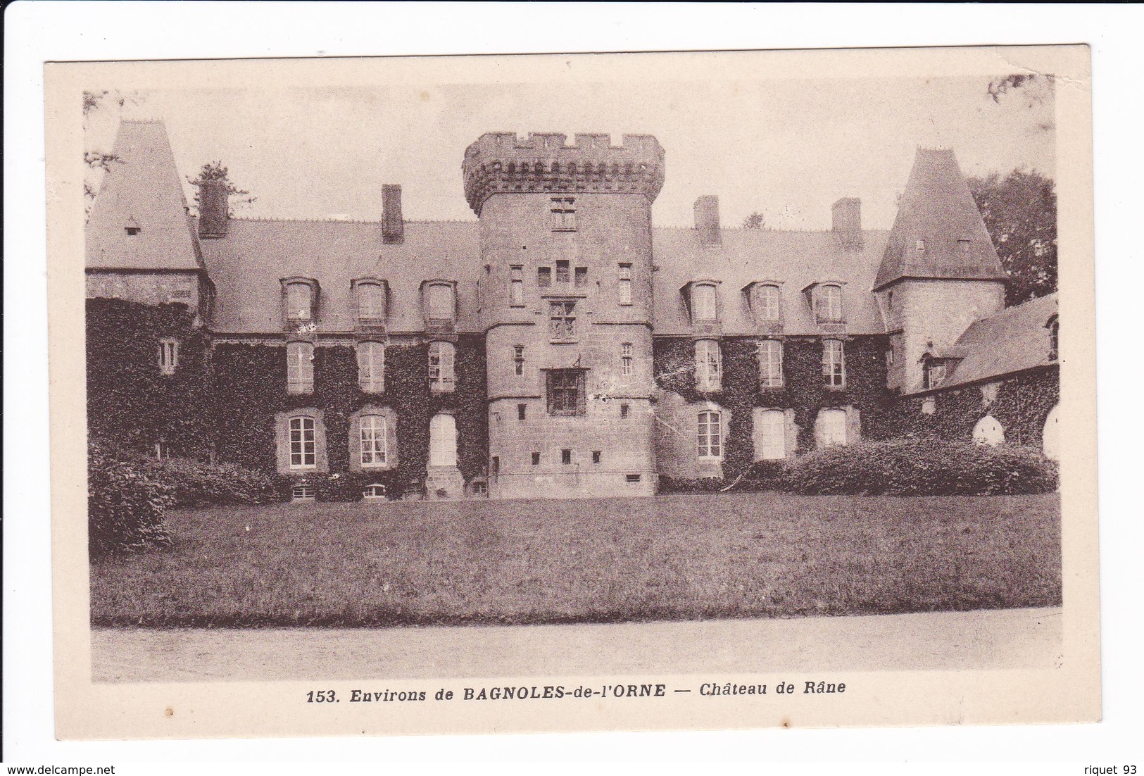 153 - Environs De BAGNOLLES-de-l'ORNE - Château De Râne - Other & Unclassified