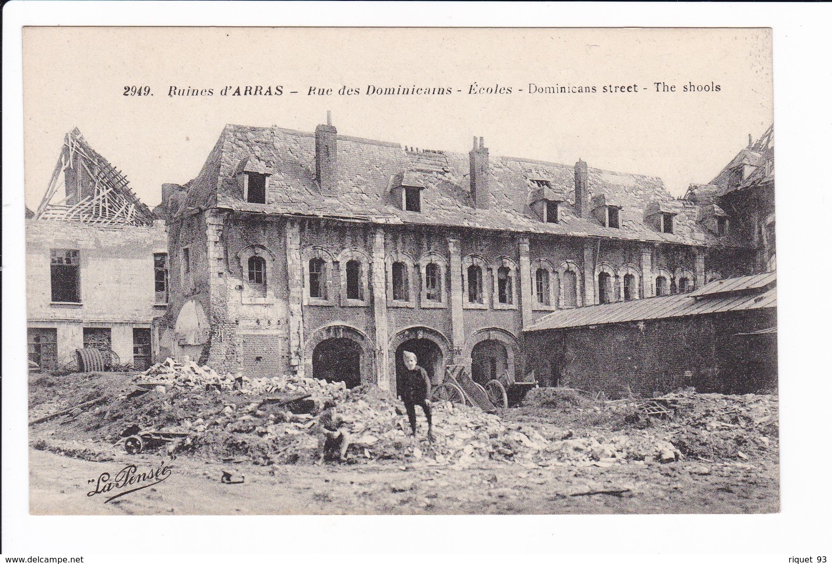 2949 - Ruines D'ARRAS - Rue Des Dominicains - Ecoles - Arras