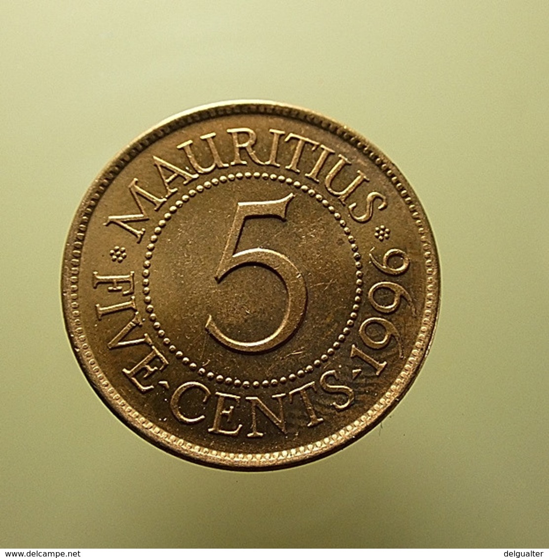 Mauritius 5 Cents 1996 - Mauricio