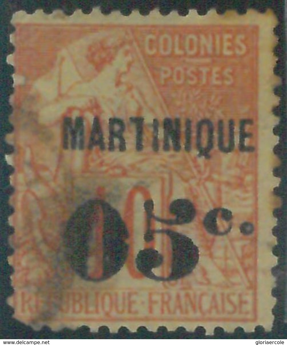 88114  - MARTINIQUE  - STAMPS: Yvert  # 14 -  FINE USED - Used Stamps