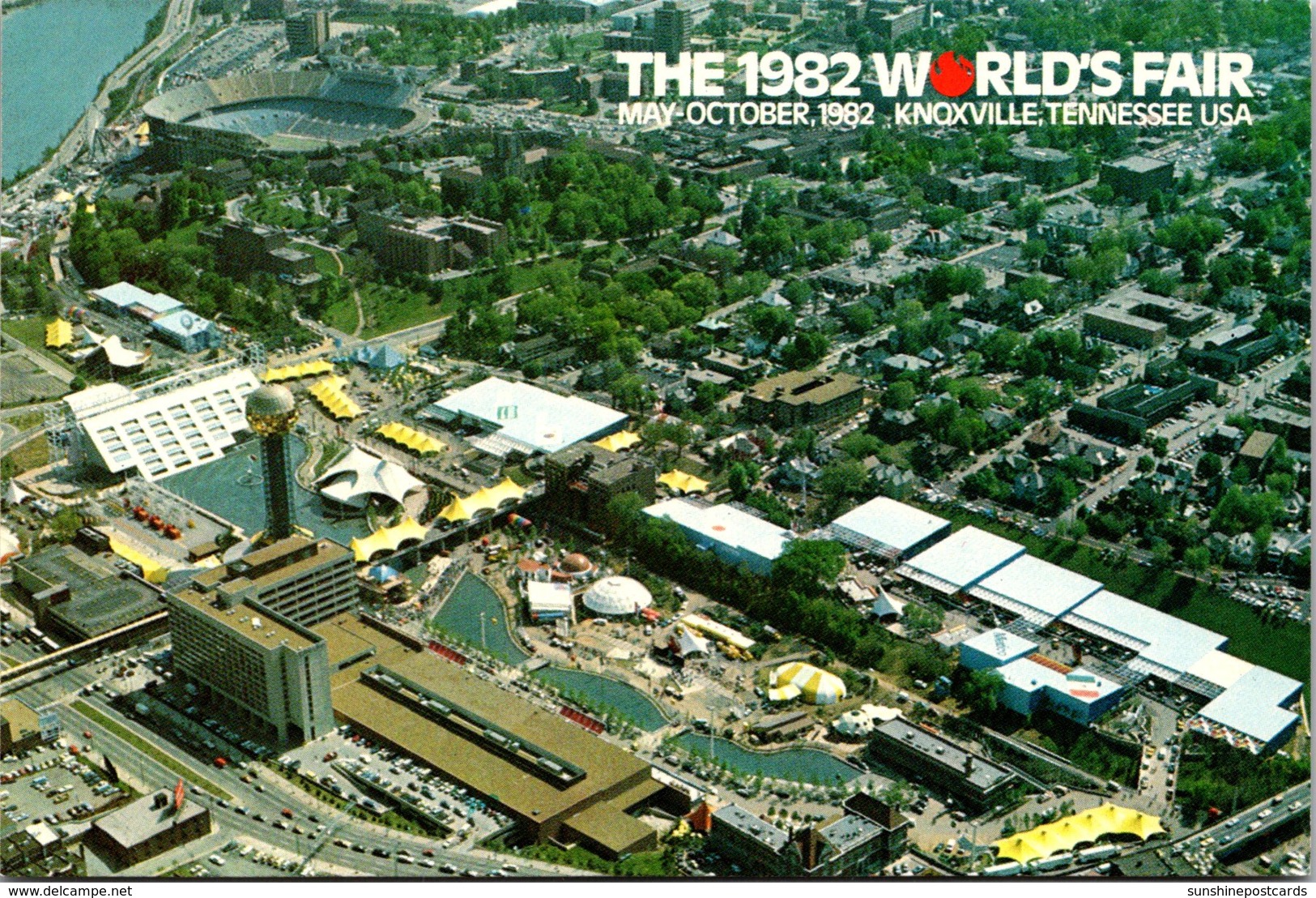 Tennessee Nashville 1982 World's Fair Aerial View - Nashville