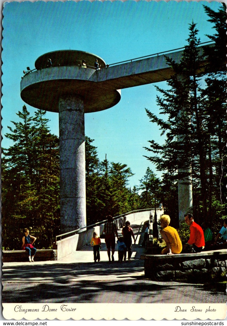 Tennessee Smoky Mountains Clingmans Domw Tower - Smokey Mountains