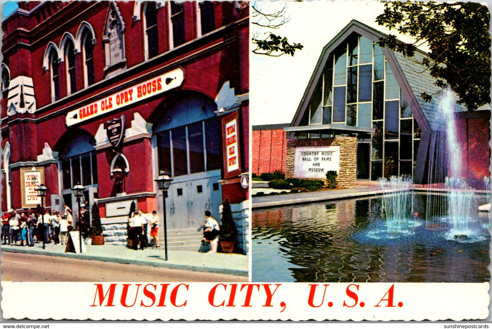 Tennessee Nashville Grand Ole Opry House And Country Music Hall Of Fame - Nashville