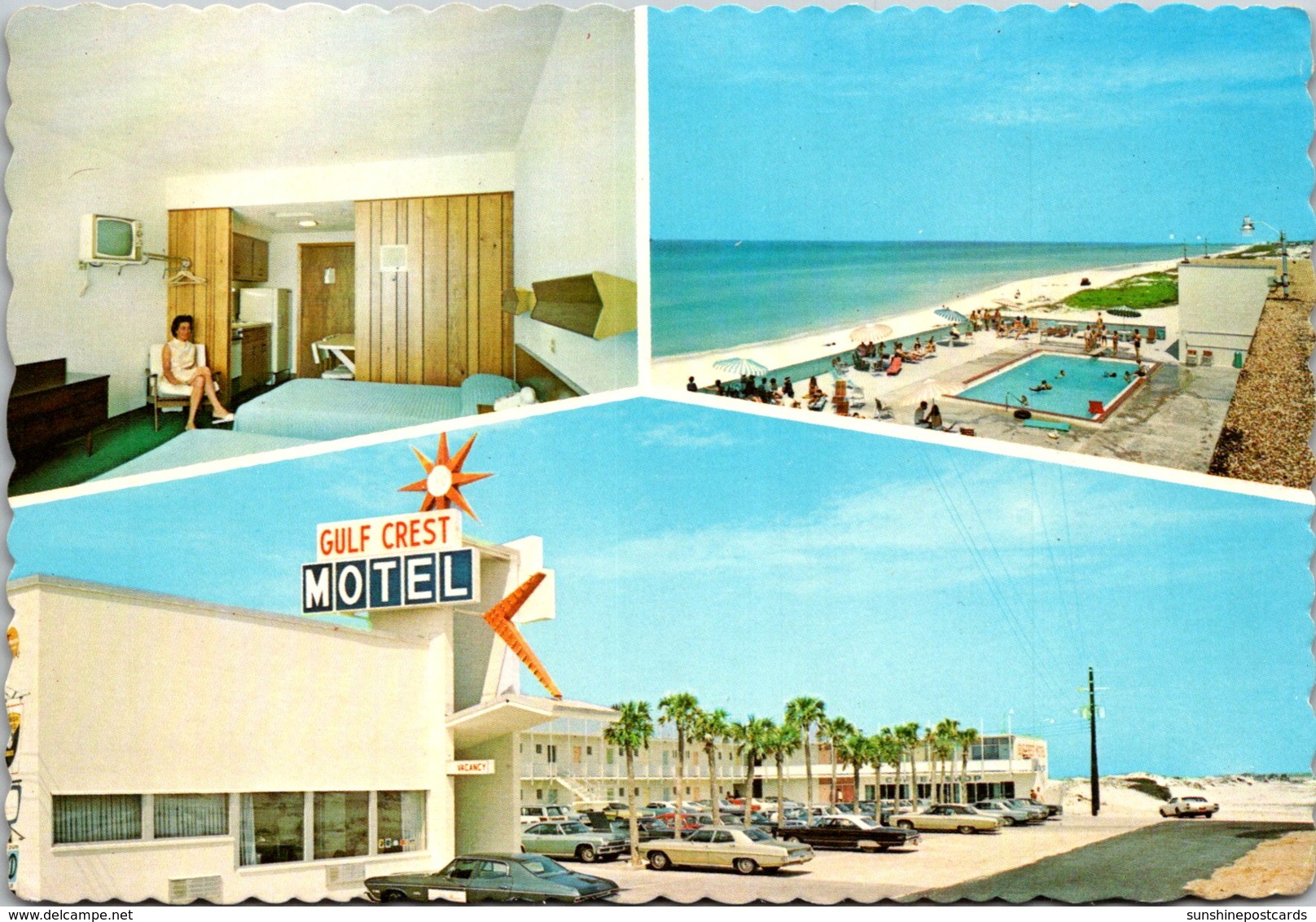 Florida Panama City Beach Gulf Crest Motel - Panama City