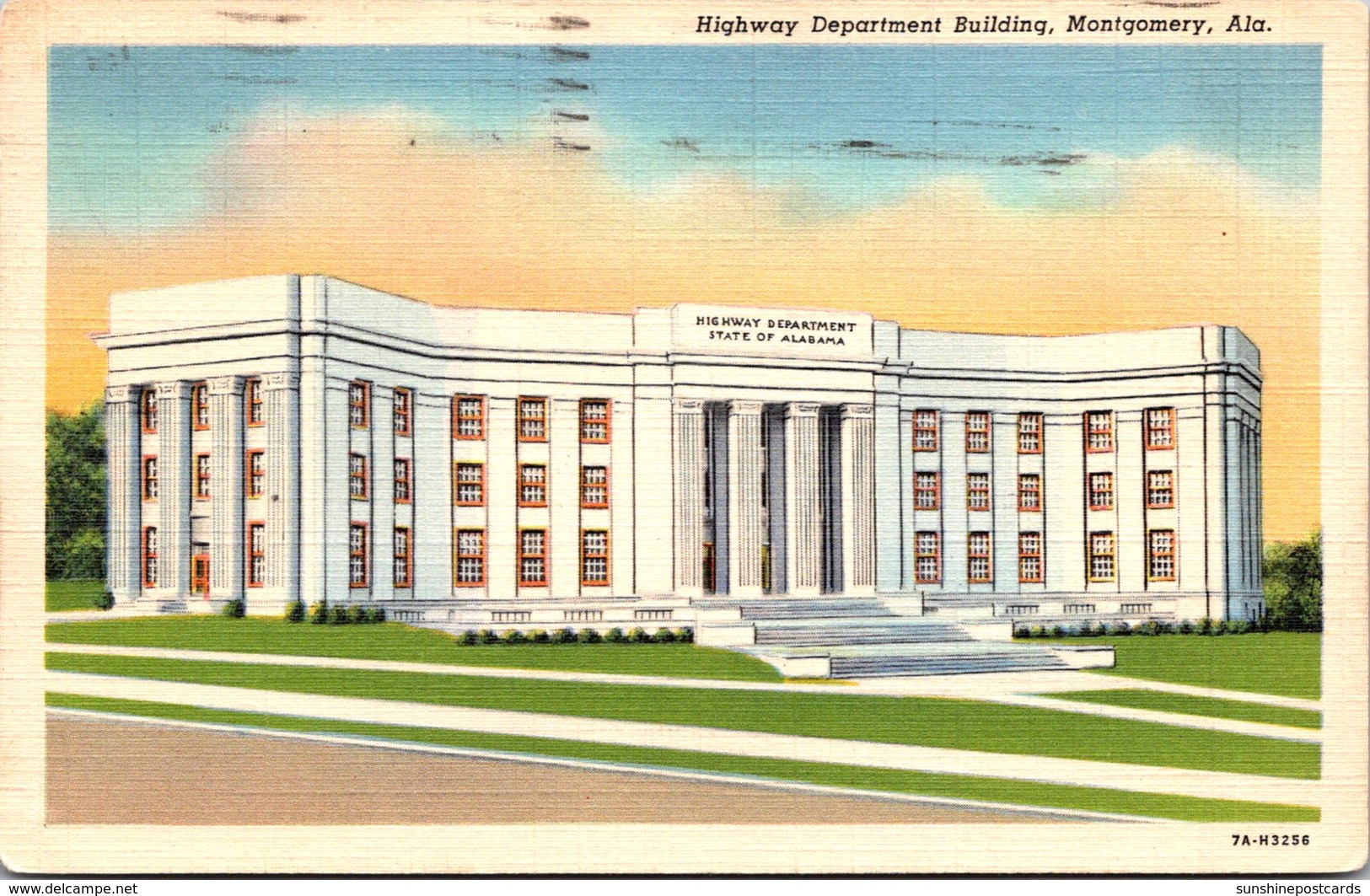 Alabama Montgomery Highway Department Building 1941 Curteich - Montgomery