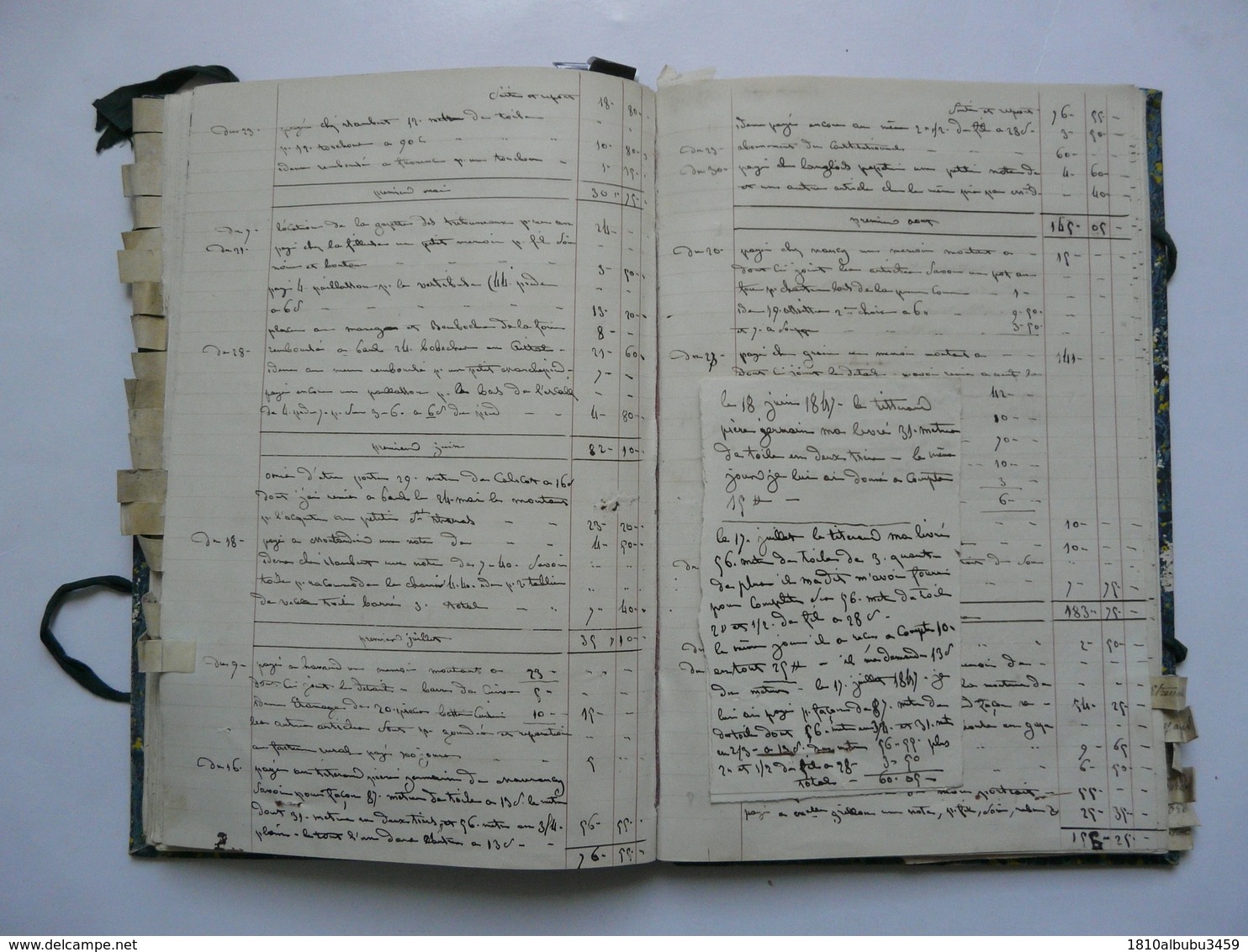 LIVRE DE COMPTE 1847 ( Fabrique De Registres Adrien LANGLOIS - CHARTRES) - Management
