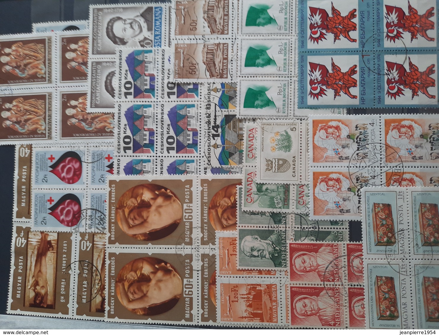 timbres du monde (avec monaco neuf