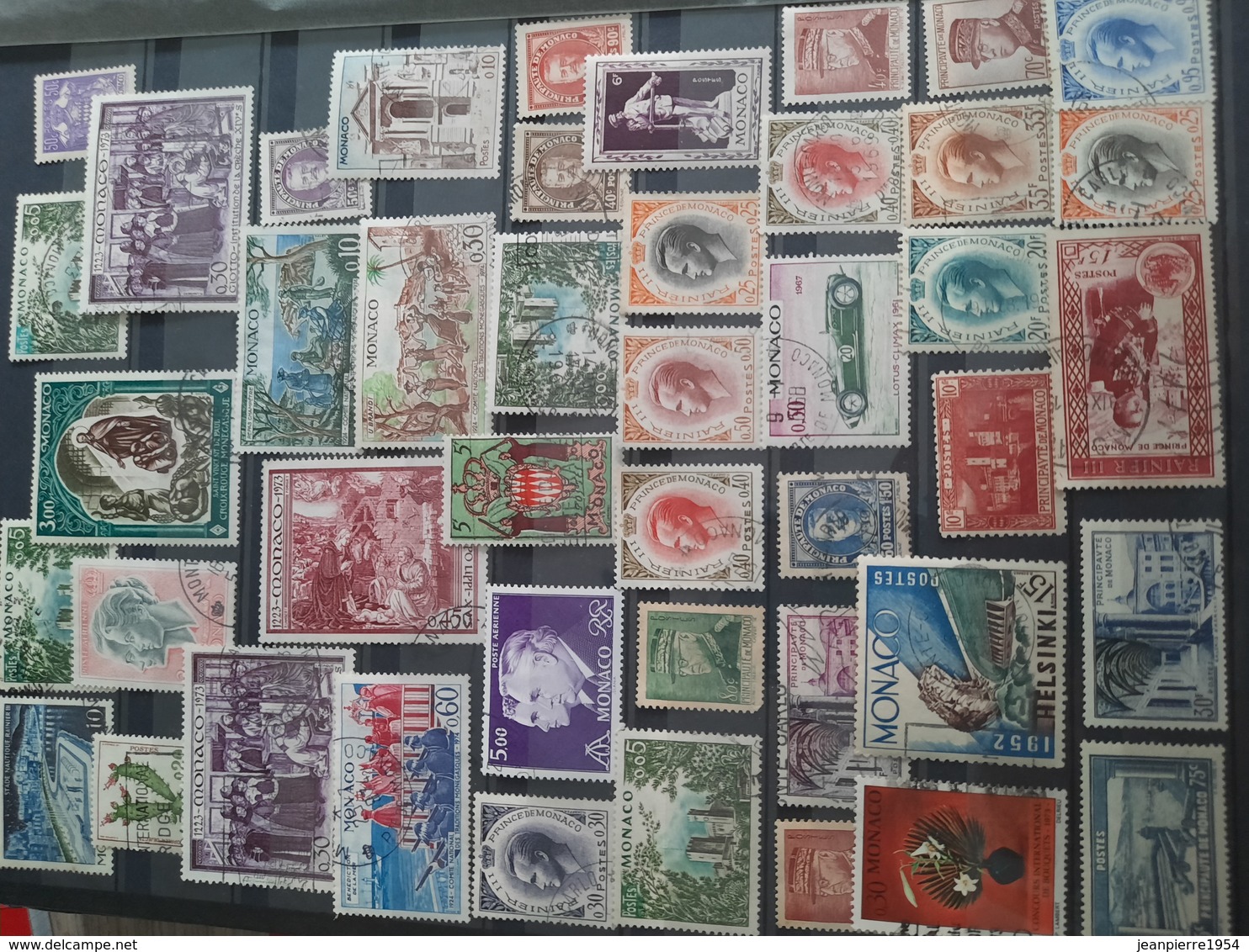 timbres du monde (avec monaco neuf