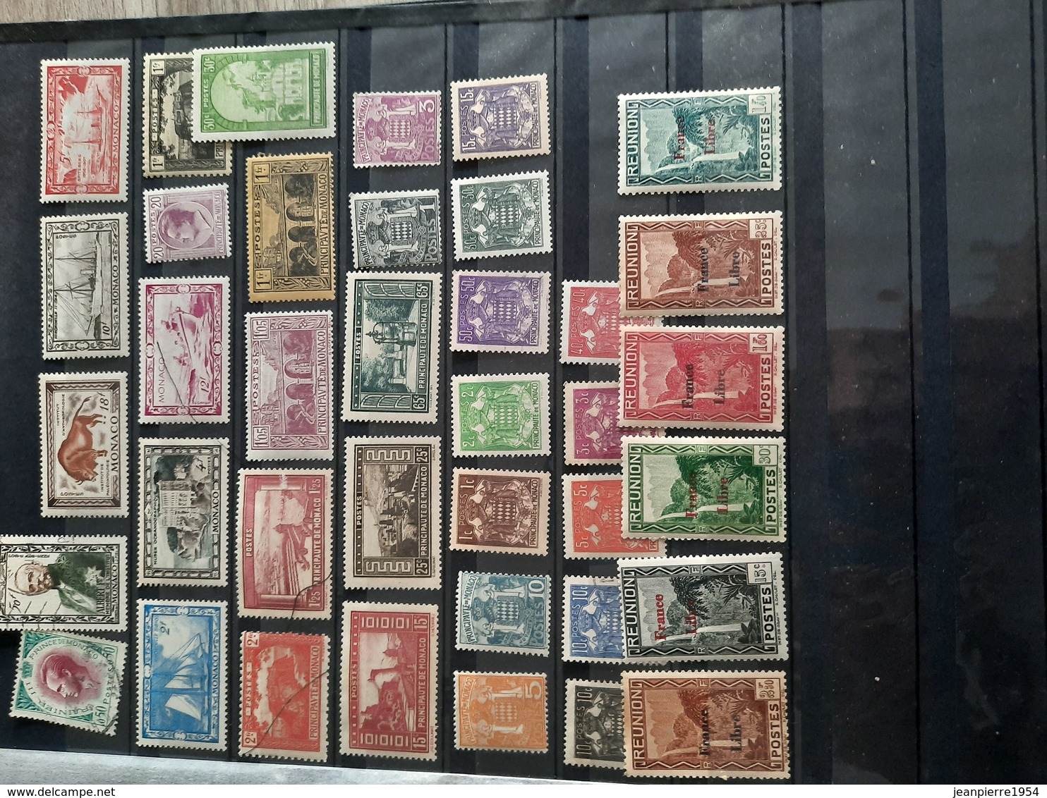 timbres du monde (avec monaco neuf