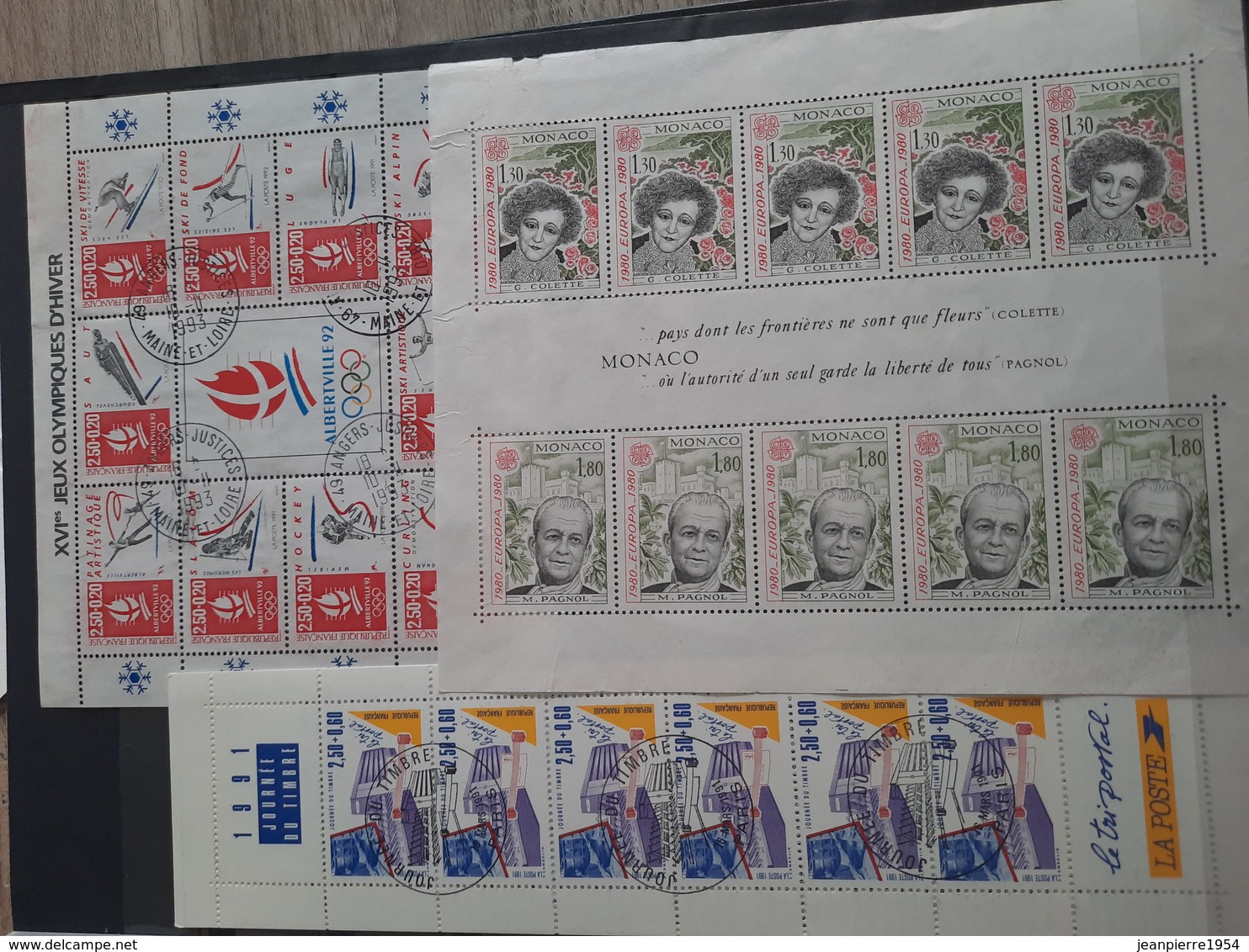 timbres du monde (avec monaco neuf