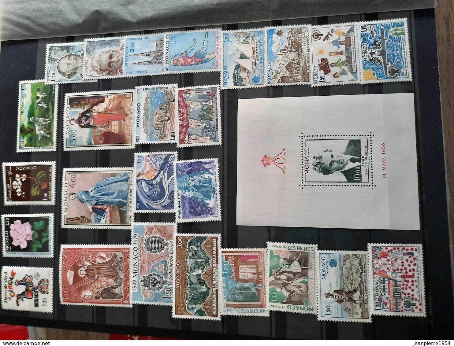 timbres du monde (avec monaco neuf